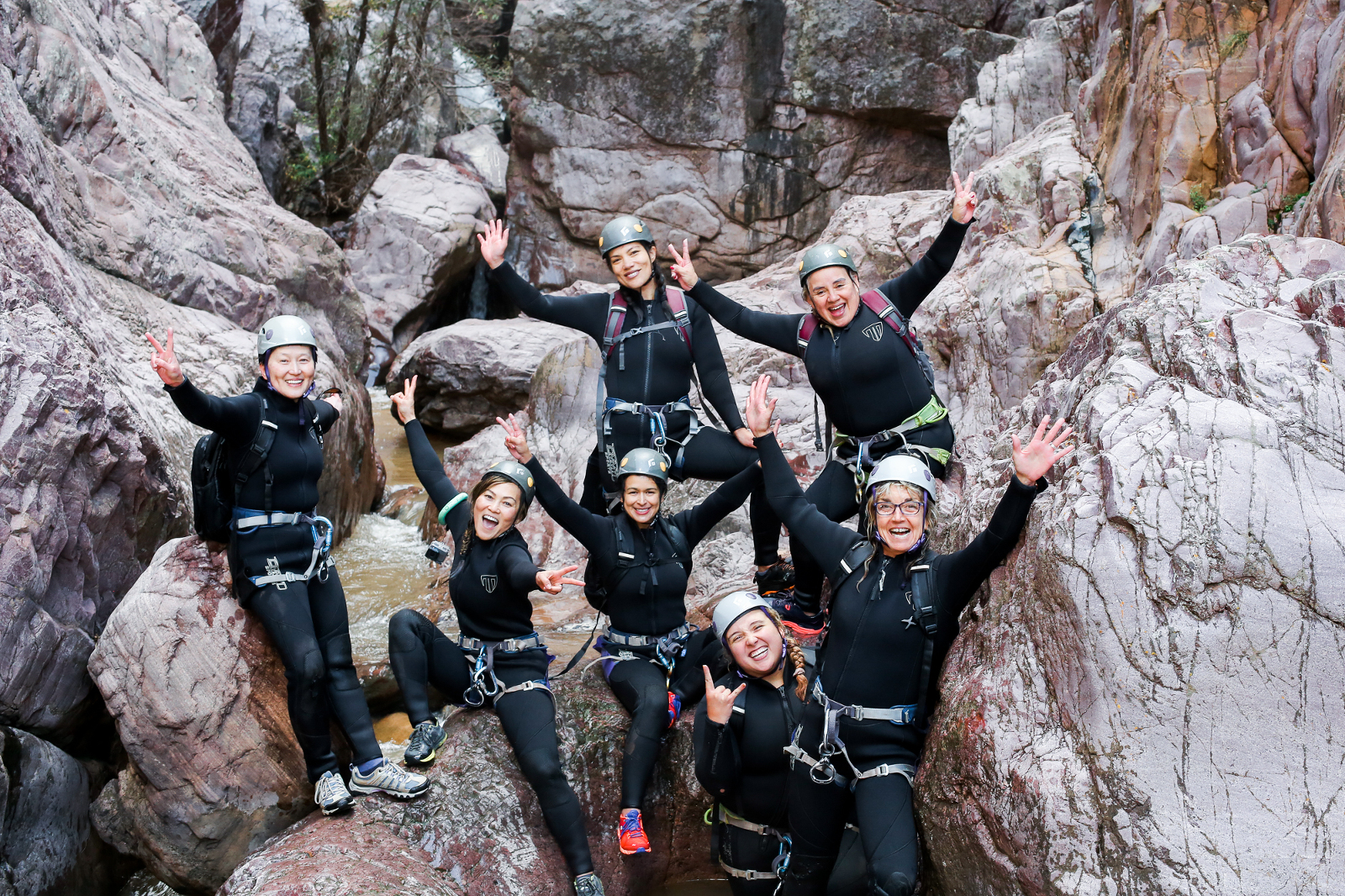 women's yoga and canyoneering retreat in arizona with ecstasis retreats